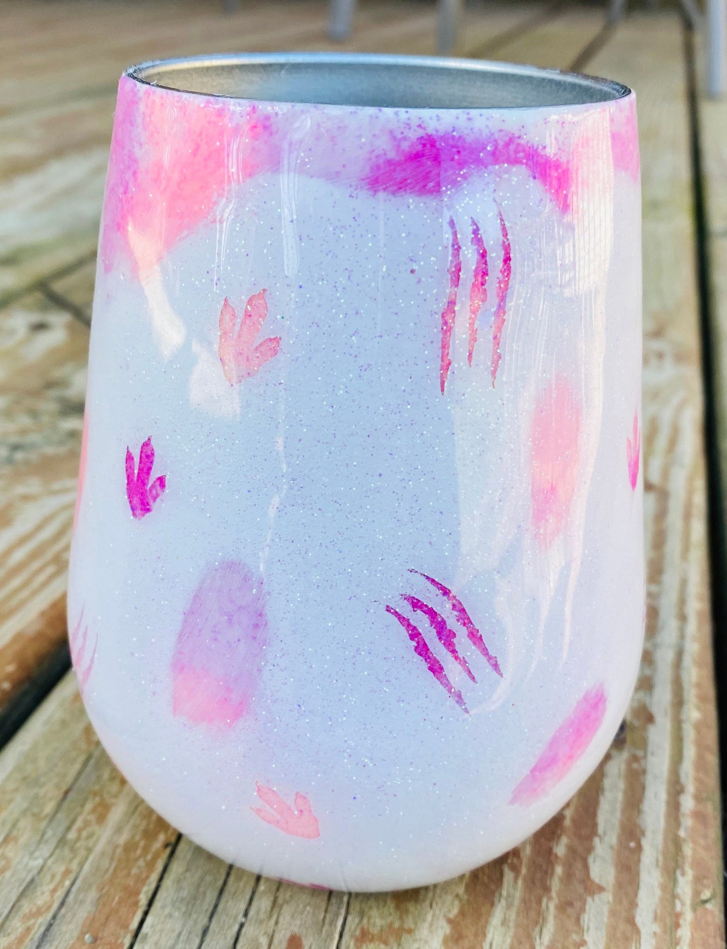Auntiesaurus wine tumbler, Mamasaurus wine tumbler, glitter tumbler, wine tumbler, Christmas gift, Christmas gift for women