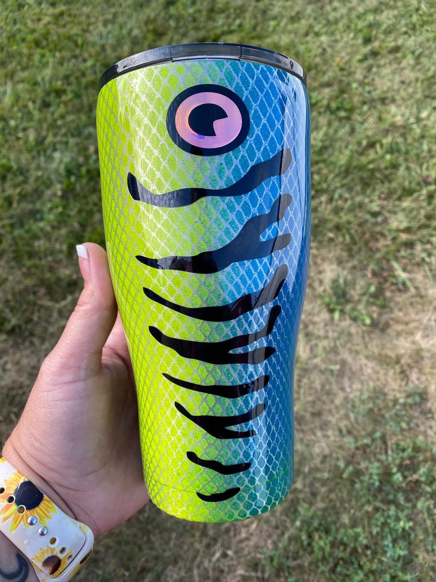 Fish lure tumbler | fish | tumbler | guy | fishing | lure