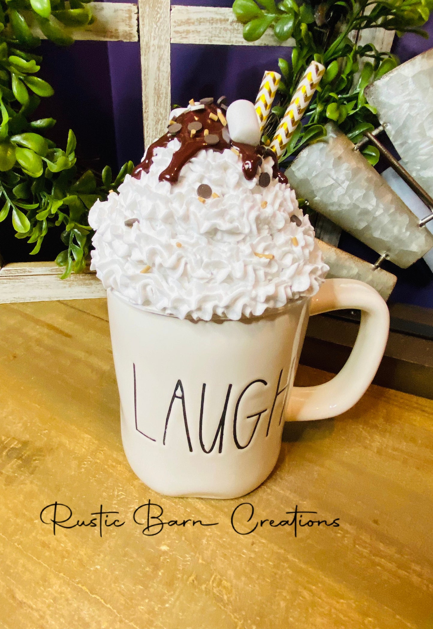 Hot cocoa mug topper, Hot chocolate mug topper, fall mug topper, faux mug topper, faux coffee mug topper, gift for mom, coffee bar decor