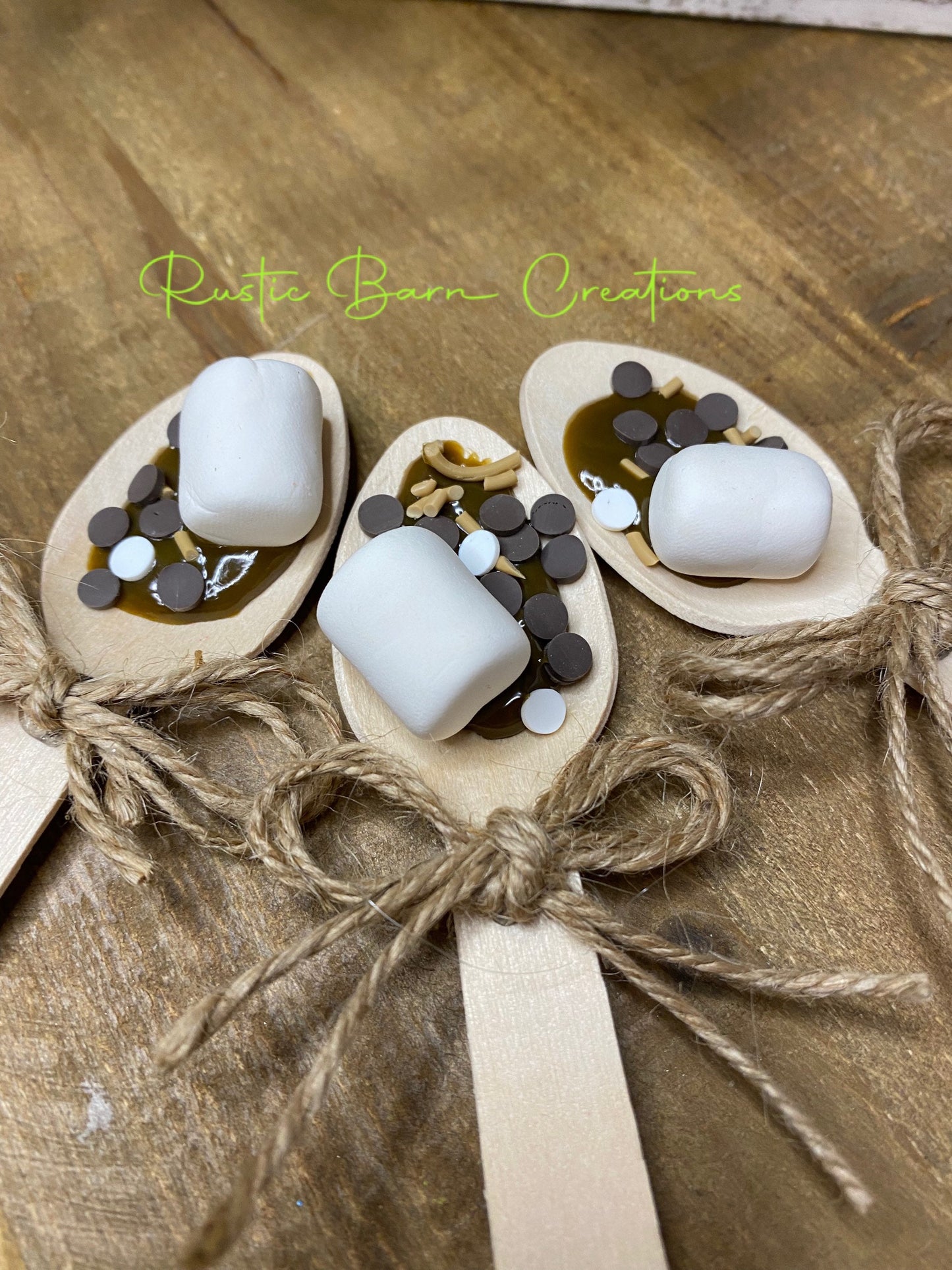 Faux hot cocoa , small faux hot cocoa spoon, tiered tray decor, Rae Dunn decor, farmhouse decor,gift for mother’s, hot chocolate