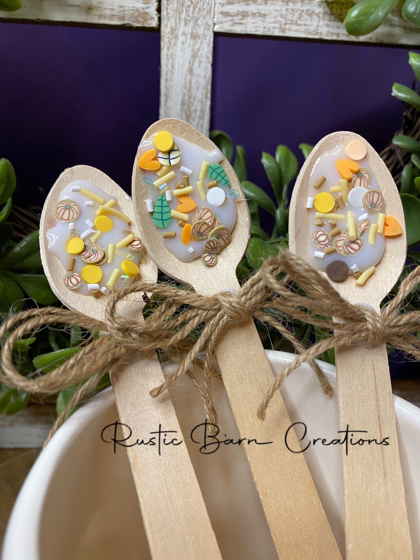 Fall decor, faux fall wood spoon, spoon decor, tiered tray decor, Rae Dunn decor, farmhouse decor,gift for mother’s