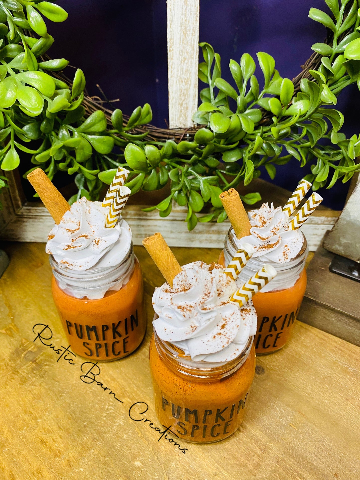 Faux pumpkin spice, faux tiered tray decor, faux pie decor, tiered tray decor, home decor, fall tiered tray decor, pumpkin decor