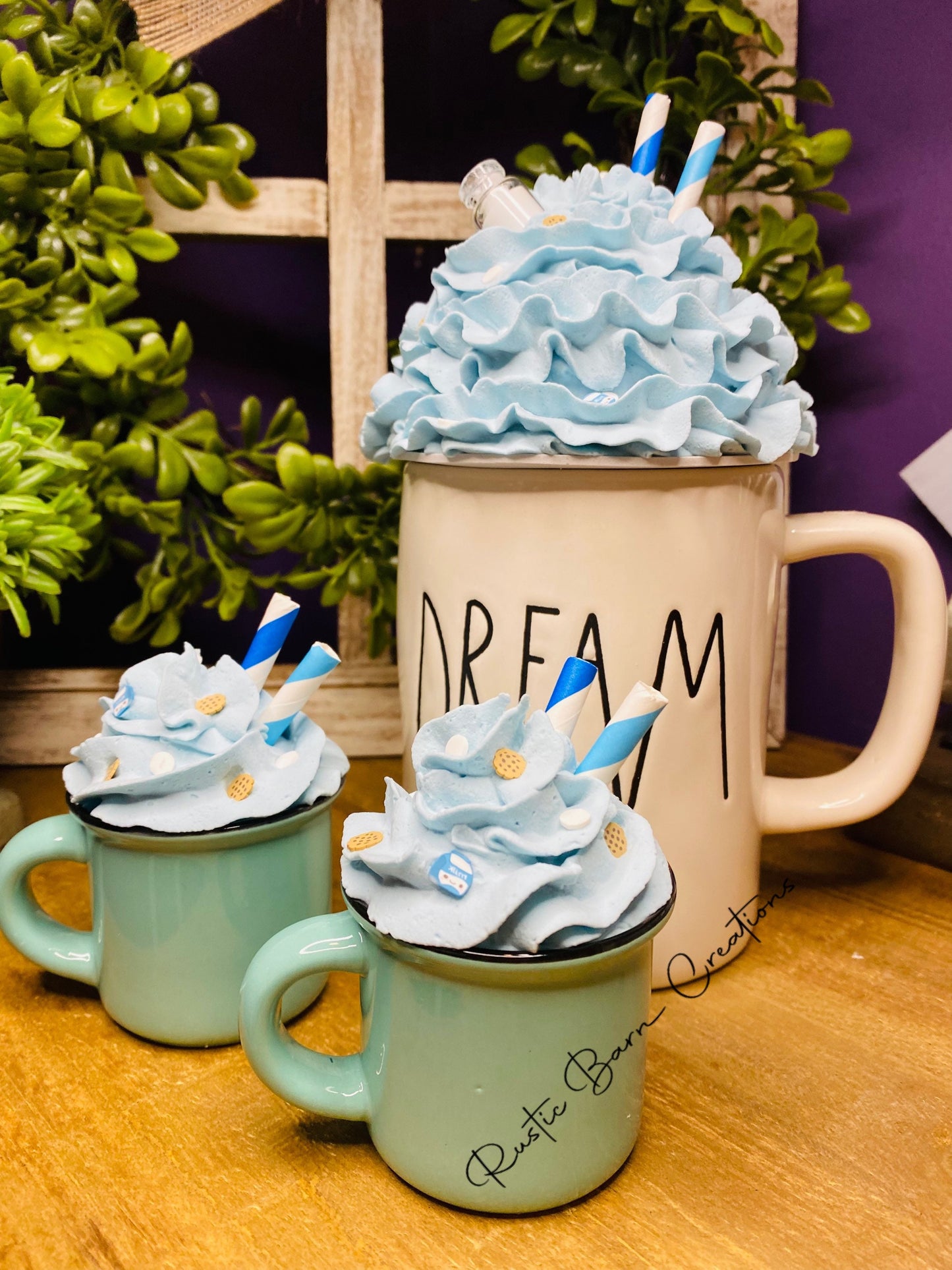 Milk and cookies mug topper, mug topper, faux mug topper, gift for mom, coffee bar decor, Christmas gift