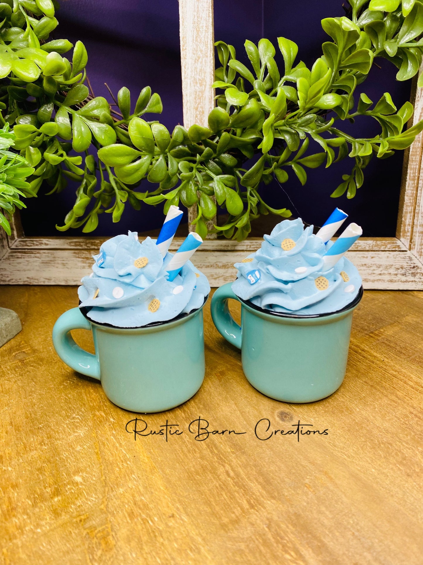 Milk and cookies mini mug, mini mug, faux mini mug, milk mini mug, gift for mom, coffee bar decor, Christmas gift, holiday decor