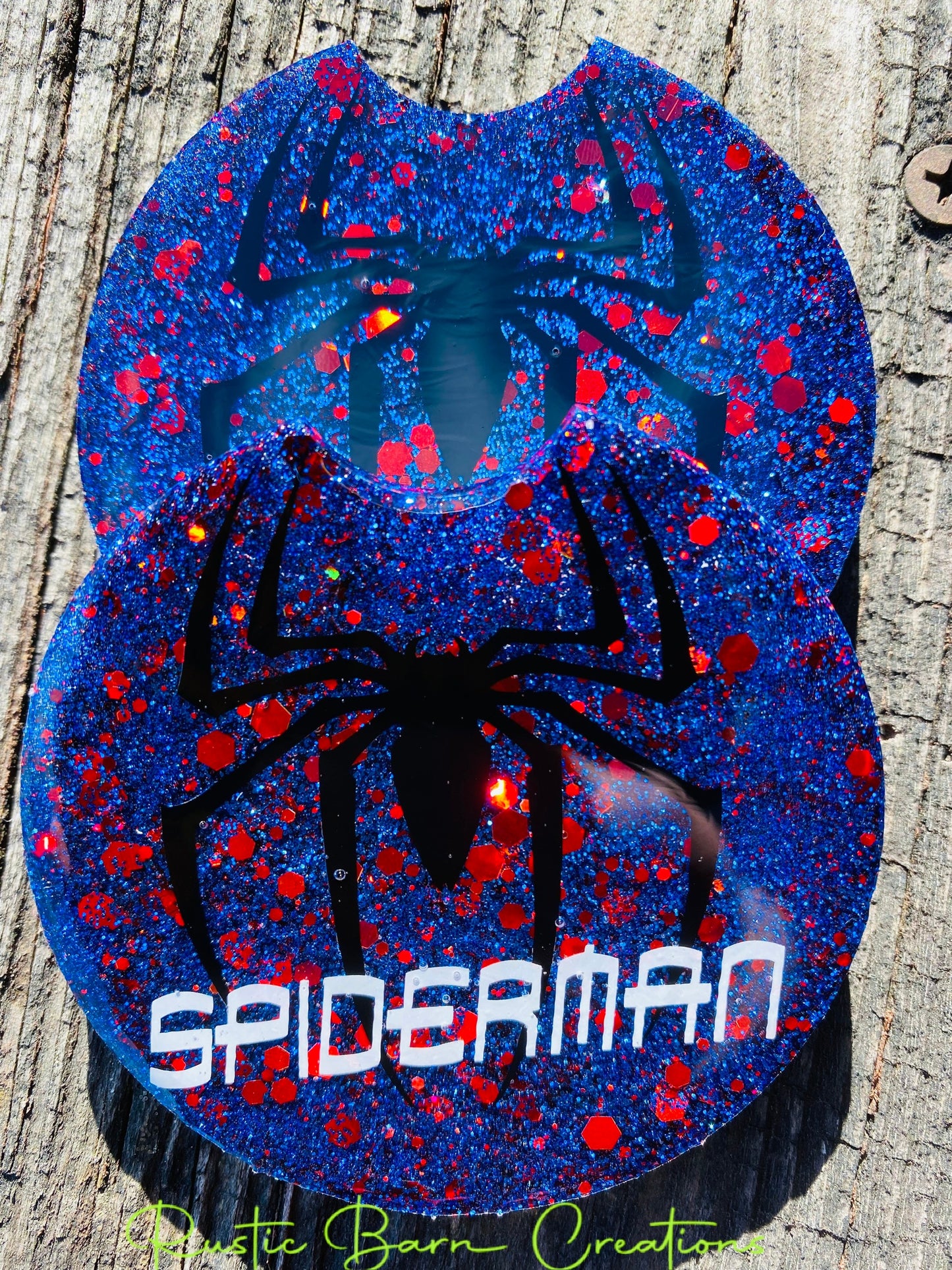 Car coasters, set of 2, Spiderman, super heroes, car accessories, car accessory, glitter car coasters, Christmas gift,