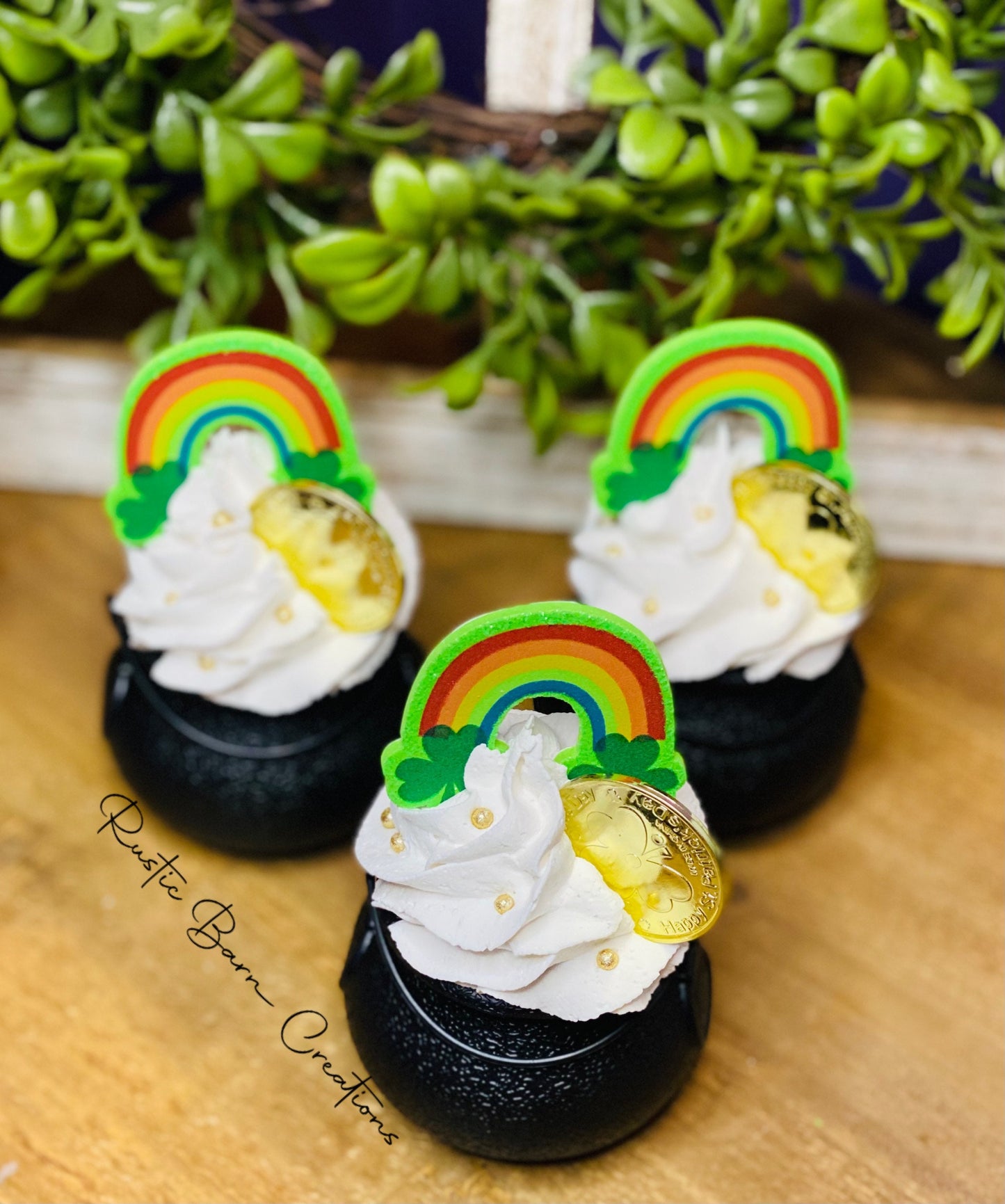 St Patrick’s dessert, faux dessert, faux mini pot, St Pattys mini mug, gift for mom, coffee bar decor, holiday decor, green decor