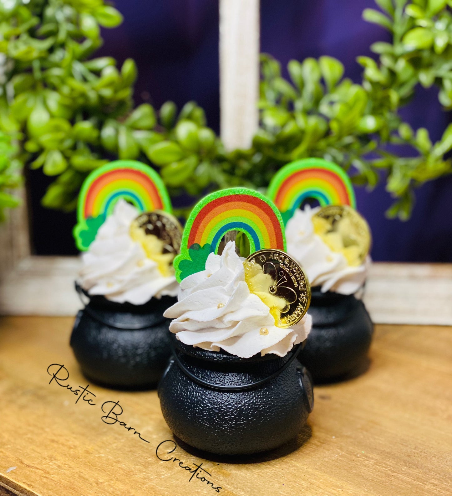 St Patrick’s dessert, faux dessert, faux mini pot, St Pattys mini mug, gift for mom, coffee bar decor, holiday decor, green decor