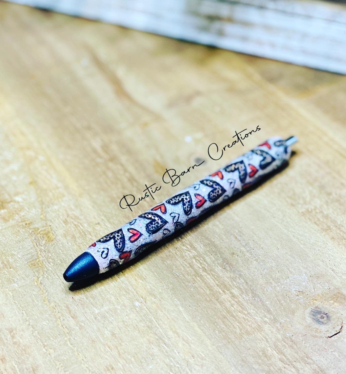glitter pen, custom glitter pen, personalized pen, valentines pen, heart pen, refillable pen, glitter lover