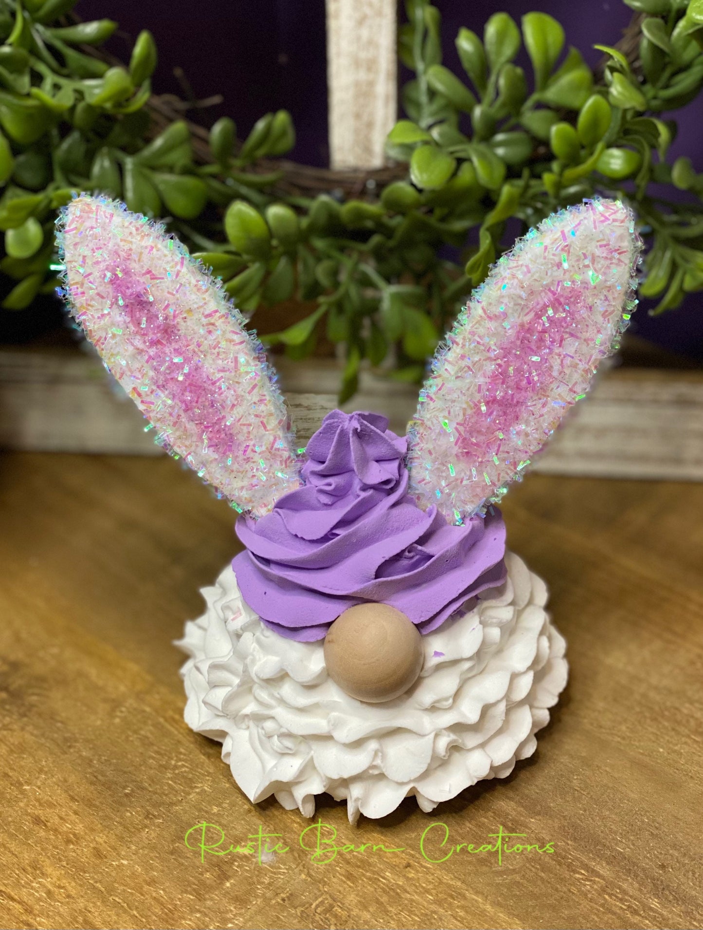Easter mug topper,gnome mug topper, faux mug topper, faux Easter decor, gift for mom, coffee bar decor, gnome decor, bunny decor