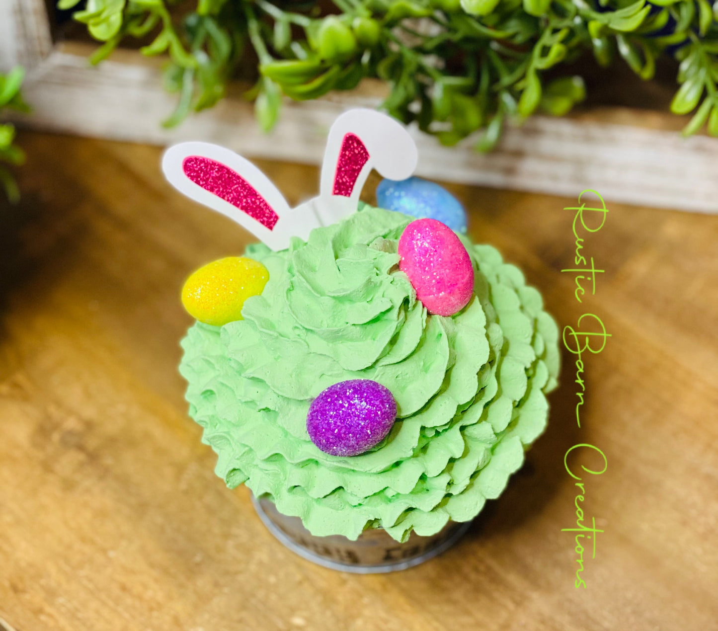 Easter egg decor, faux Easter decor, gift for mom, coffee bar decor, bunny decor, tiered tray decor