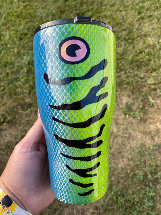 Fish lure tumbler | fish | tumbler | guy | fishing | lure