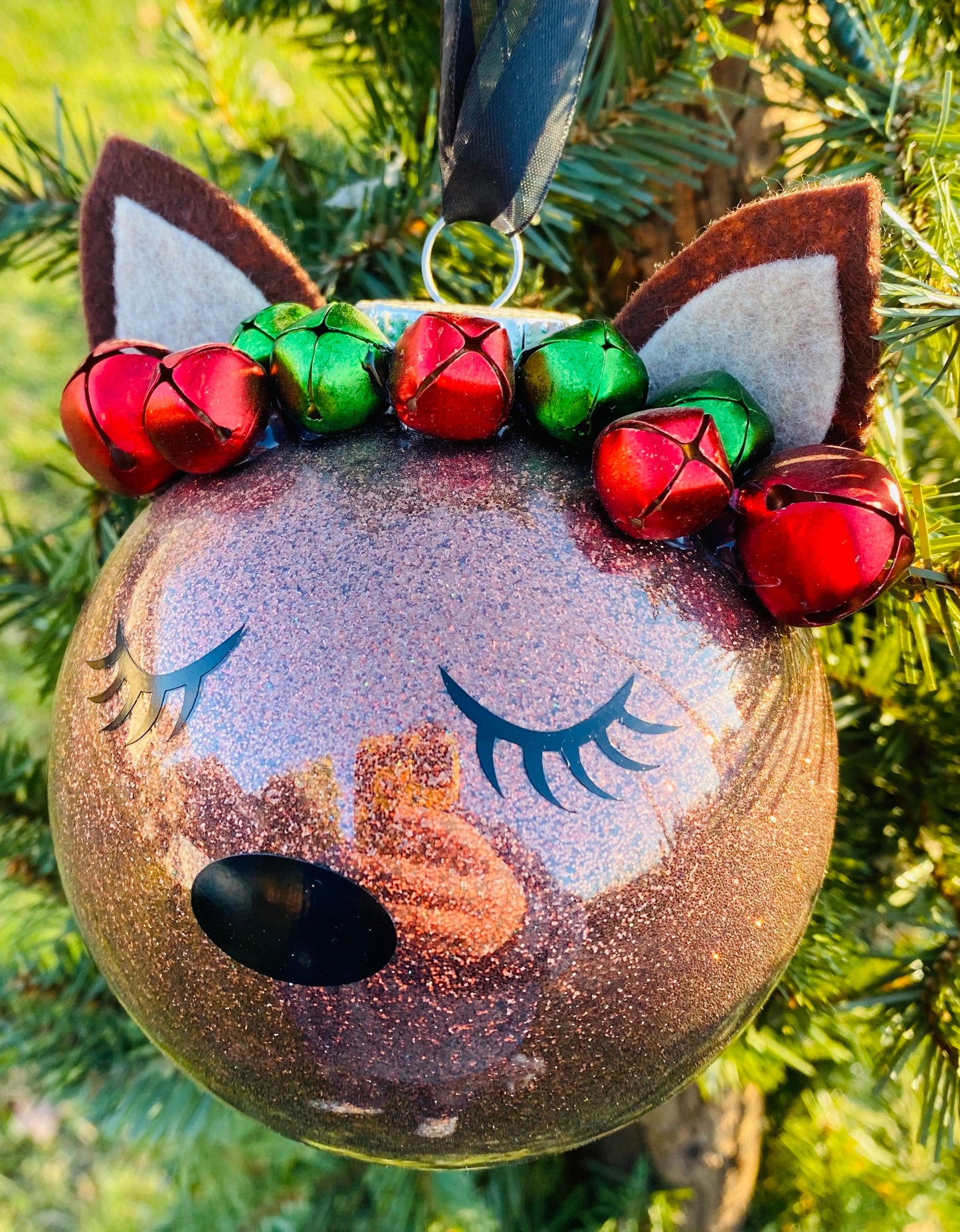 Deer ornament, Ornament, Custom Ornament, Christmas Ornament, Deer, gift for girls