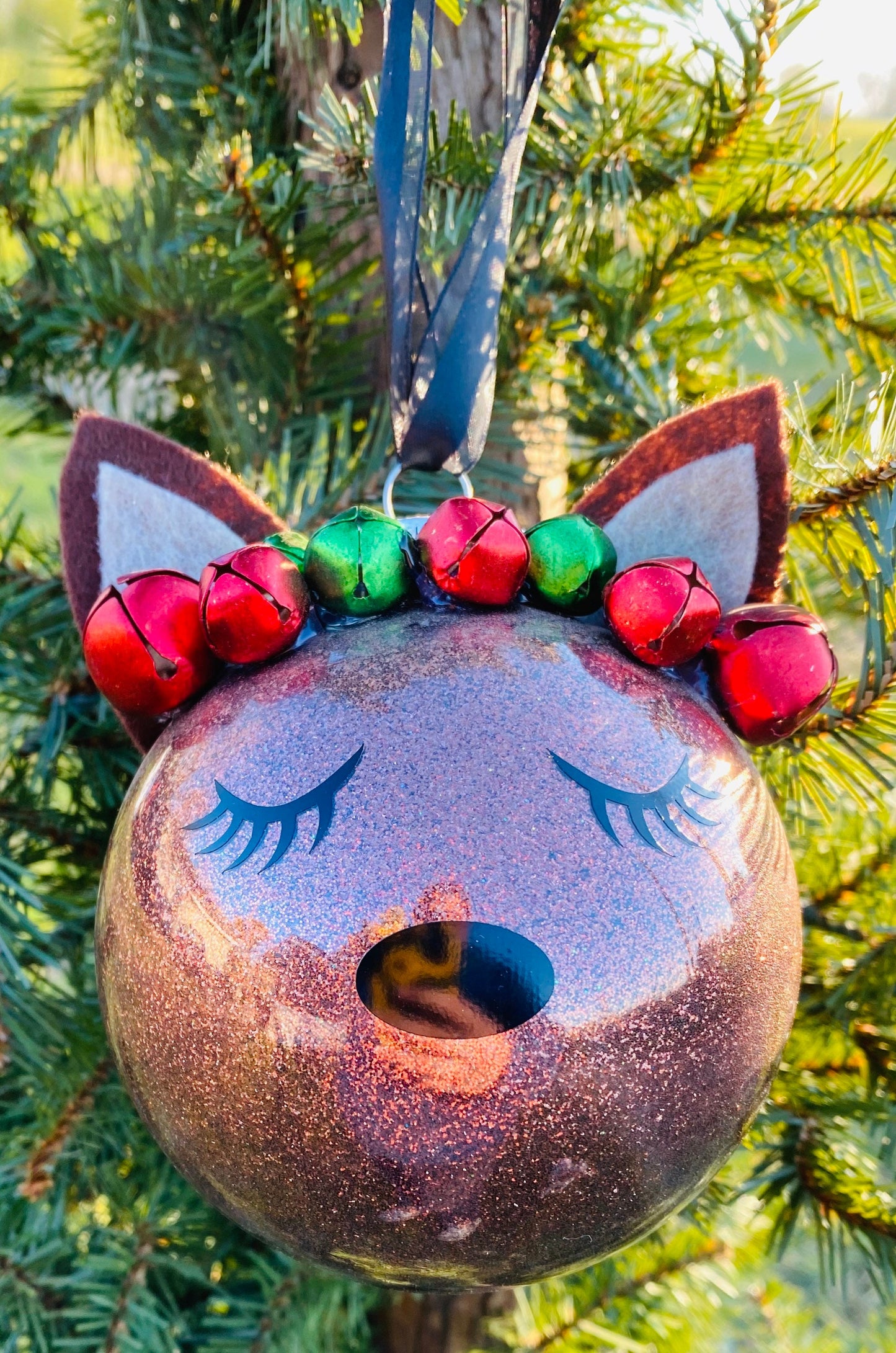 Deer ornament, Ornament, Custom Ornament, Christmas Ornament, Deer, gift for girls