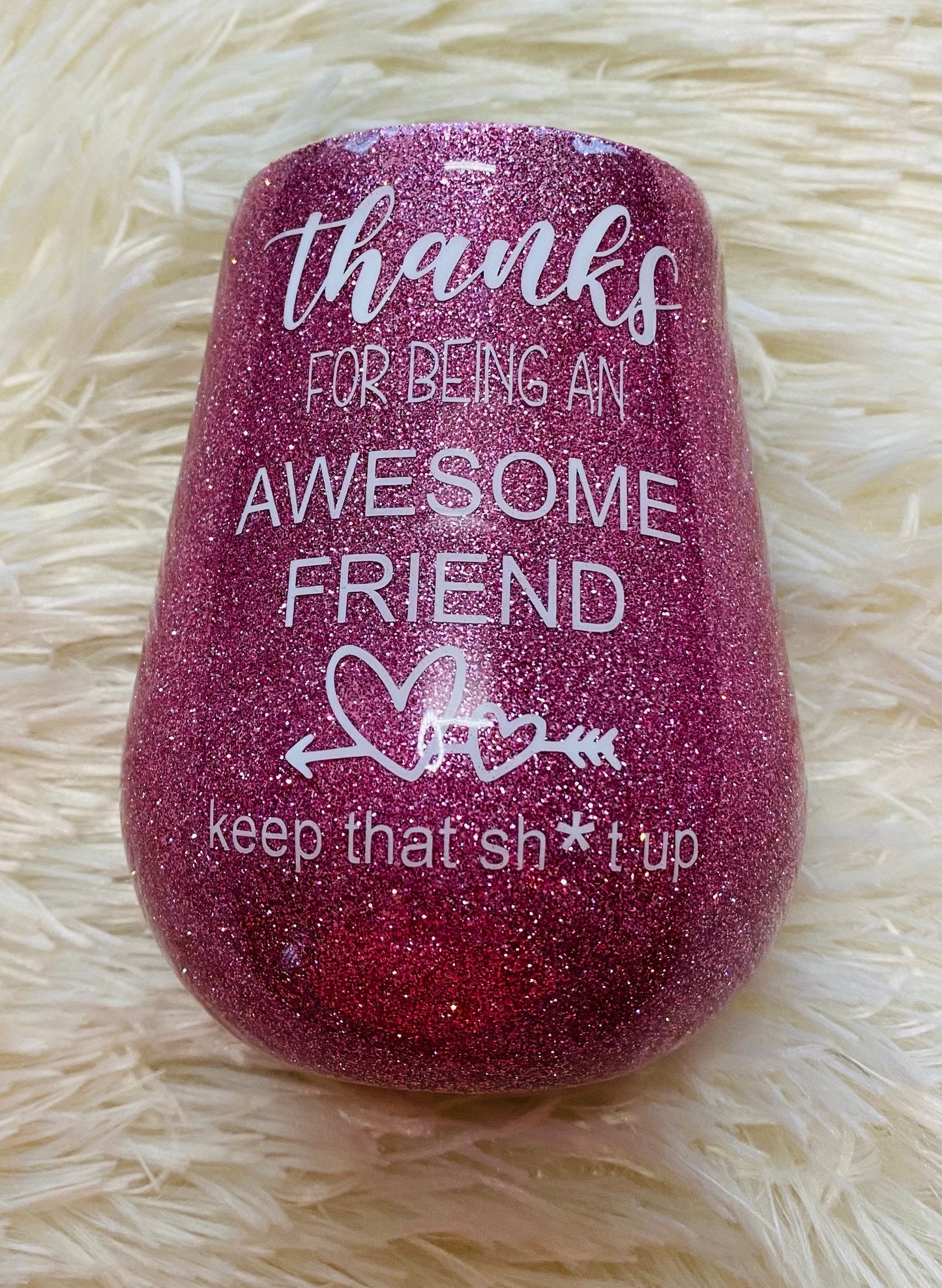 Friends tumbler, glitter tumbler, wine tumbler, Friend gift, Valentines gift for women