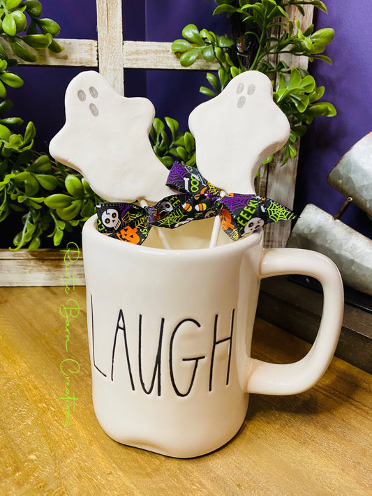 Faux marshmallow ghost, tiered tray decor, Halloween tiered tray decor, Halloween decor, faux food, faux tiered tray decor, fall decor