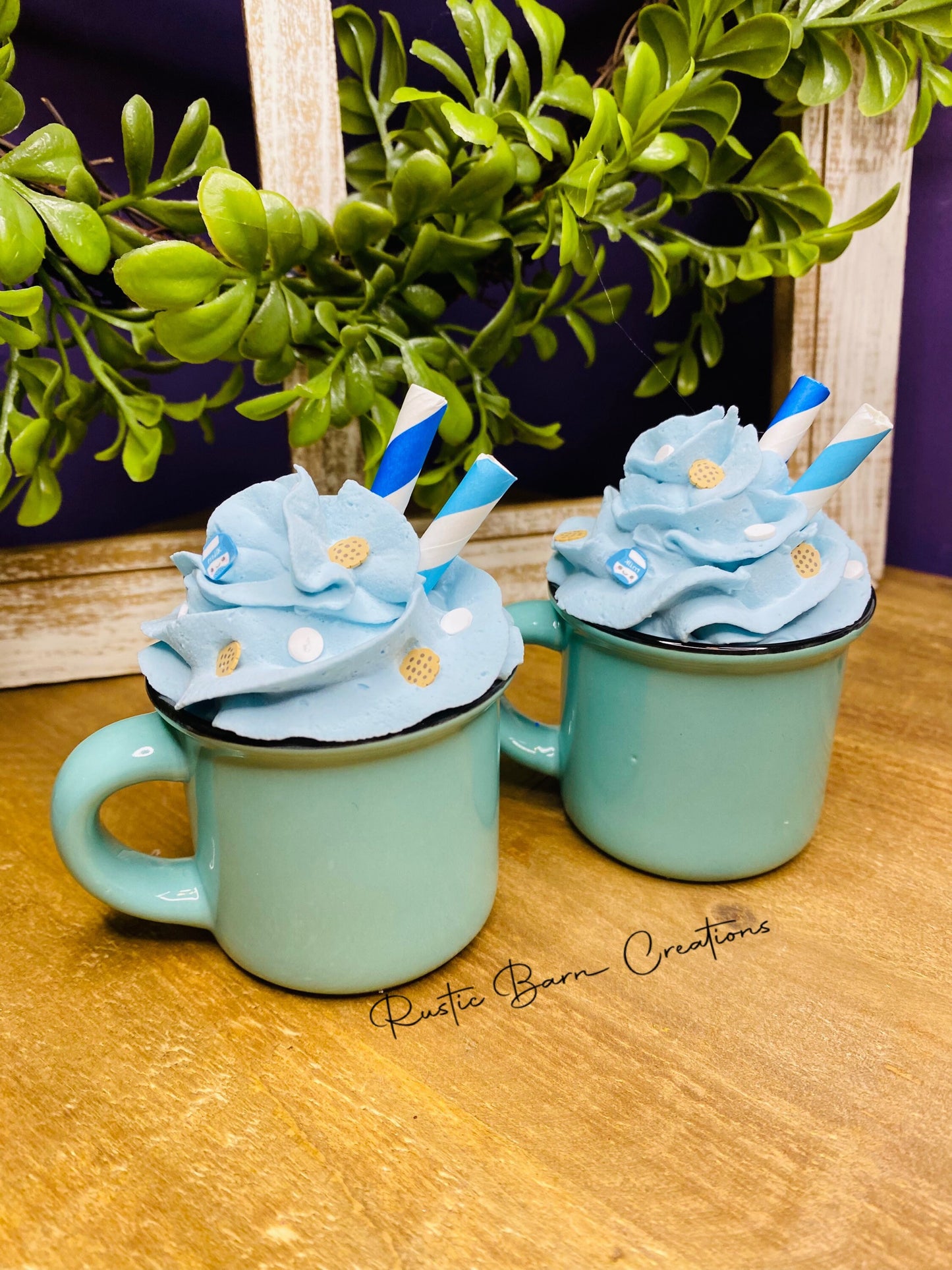 Milk and cookies mini mug, mini mug, faux mini mug, milk mini mug, gift for mom, coffee bar decor, Christmas gift, holiday decor