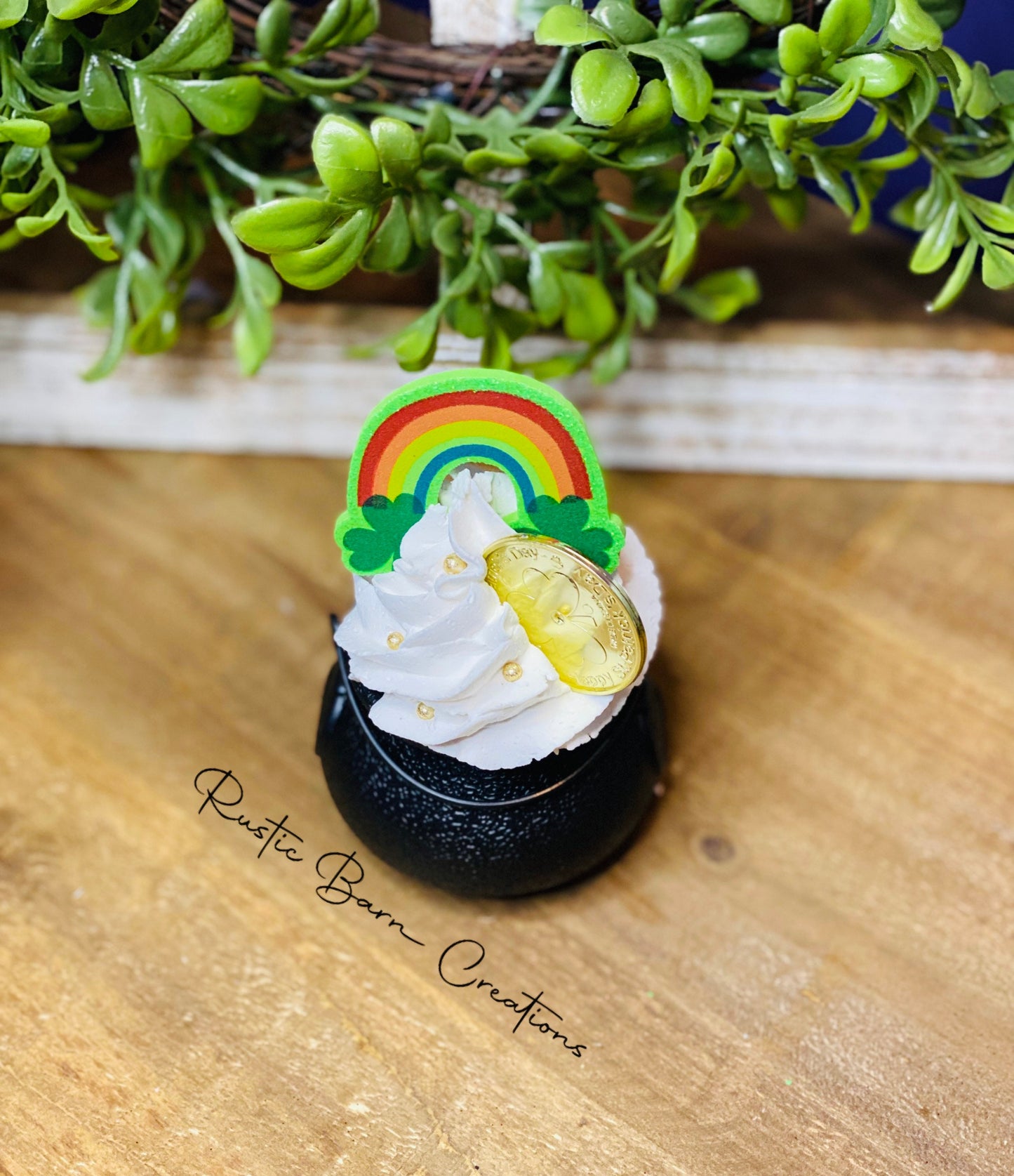 St Patrick’s dessert, faux dessert, faux mini pot, St Pattys mini mug, gift for mom, coffee bar decor, holiday decor, green decor